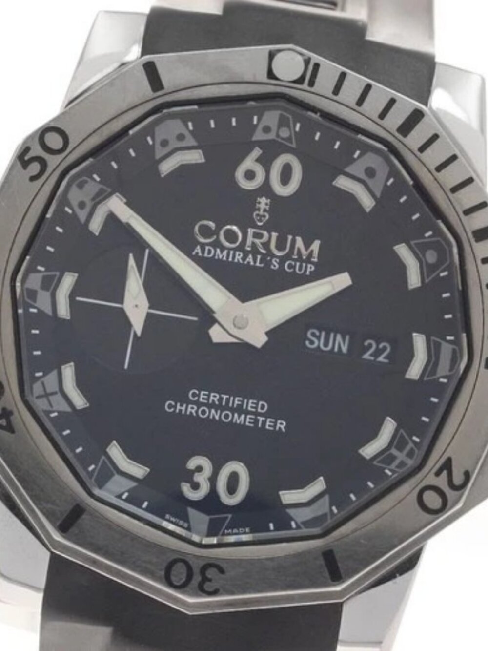 CORUM Admiral's Cup Seafender 46 01.0086 Day date Automatic Men's Watch_951381